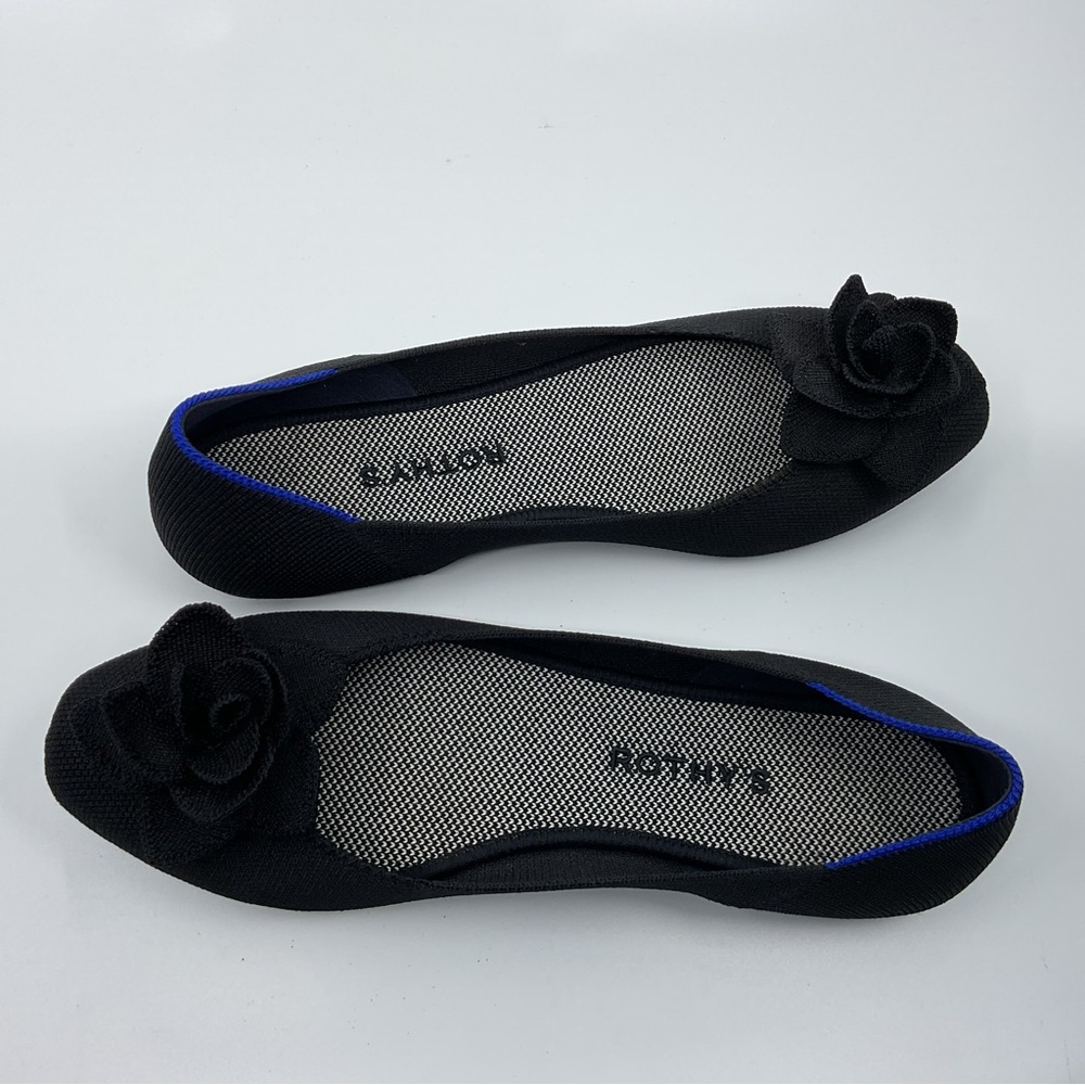 Rothy’s black flats. Gorgeous. - Picture 4 of 10